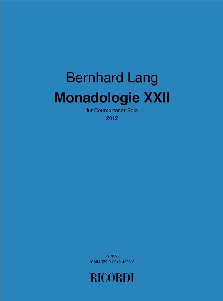 Monadologie XXII